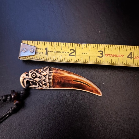 Pasefica tribal tooth pendant necklace NWT - Picture 4 of 4